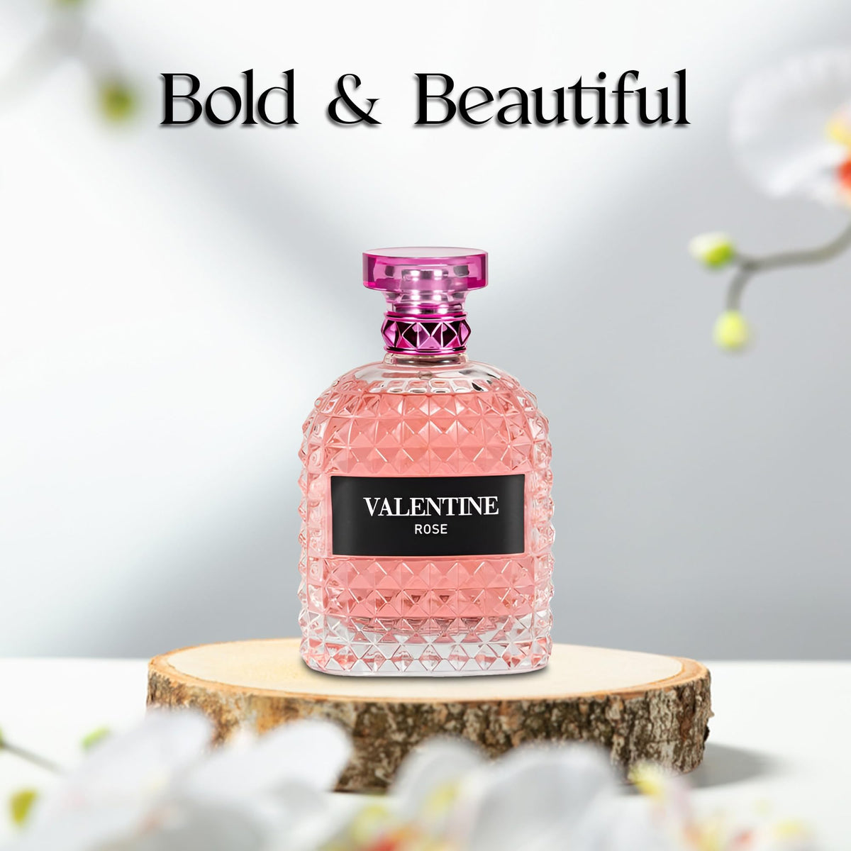 A Center EDP bottle with art nouveau cap for luxury look