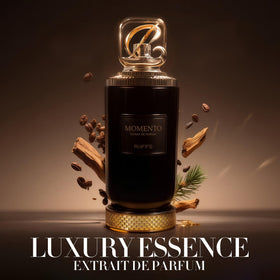 A CENTER Momento in evening wear scenario with warm fragrance