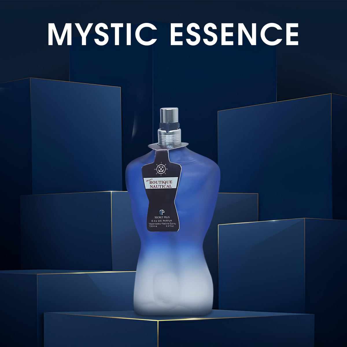 A Center Sean's Boutique Nautical bottle with citrus lift, cedarwood, and vetiver for crisp presence.
