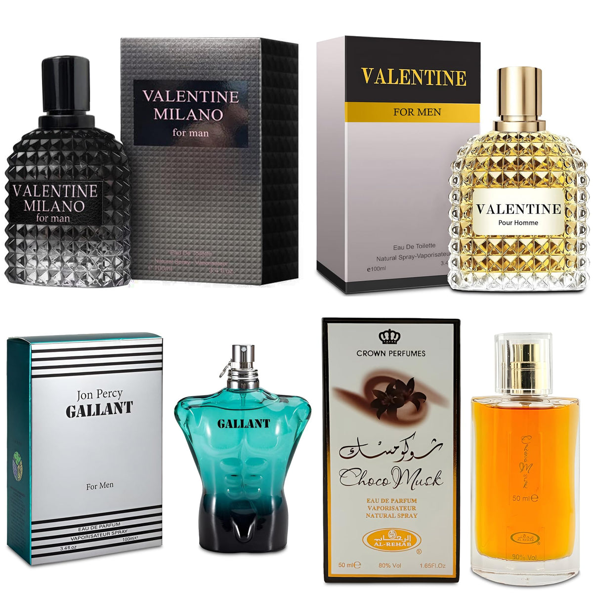 A CENTER Valentine Milano bottle front for elegant evenings.