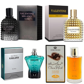 A CENTER Valentine Milano bottle front for elegant evenings.
