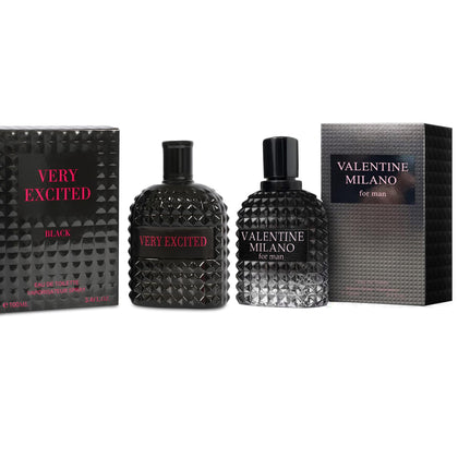 A CENTER Valentine Milano bottle front view, ideal gift