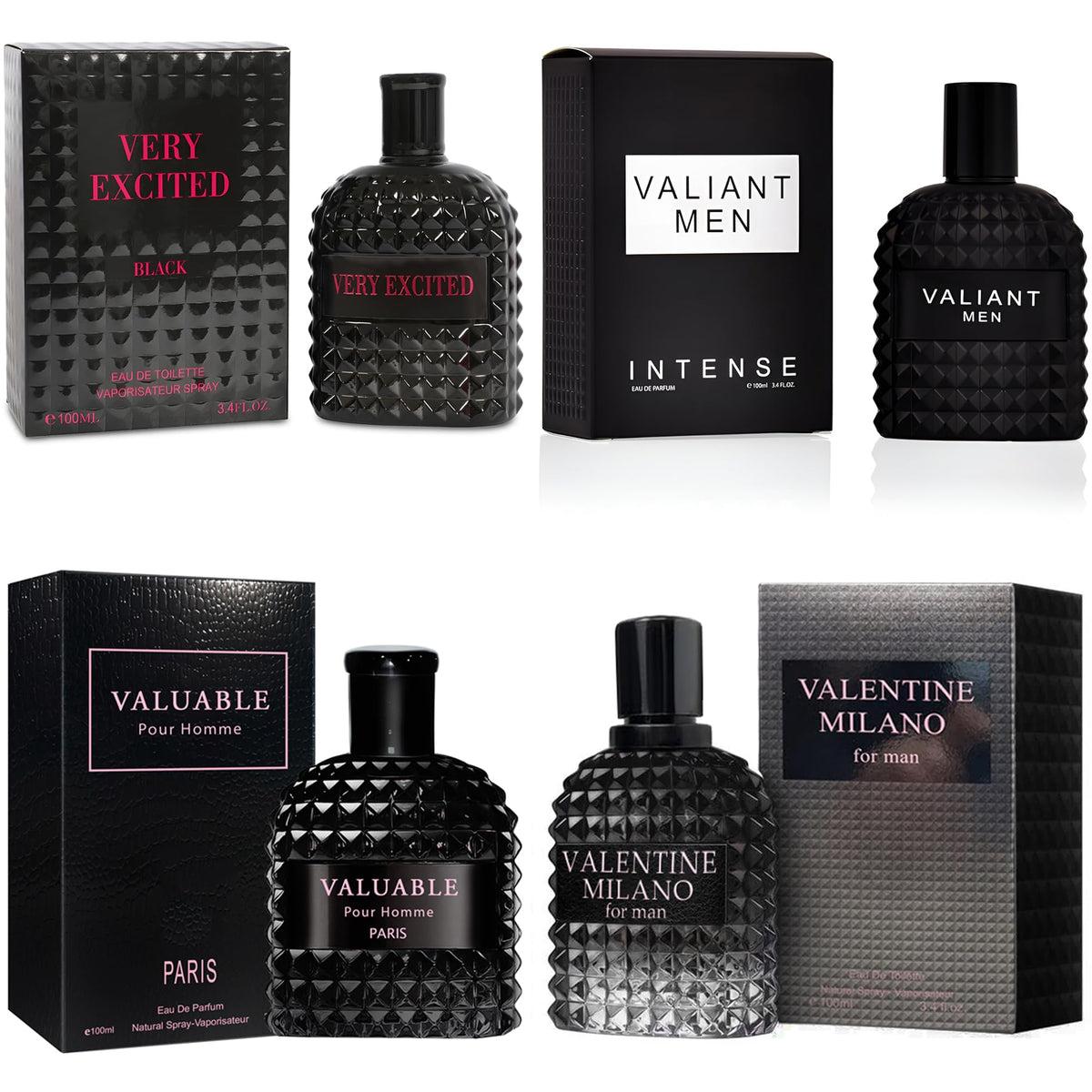 ACENTER Valentine Milano bottle front view, premium fragrance gift idea