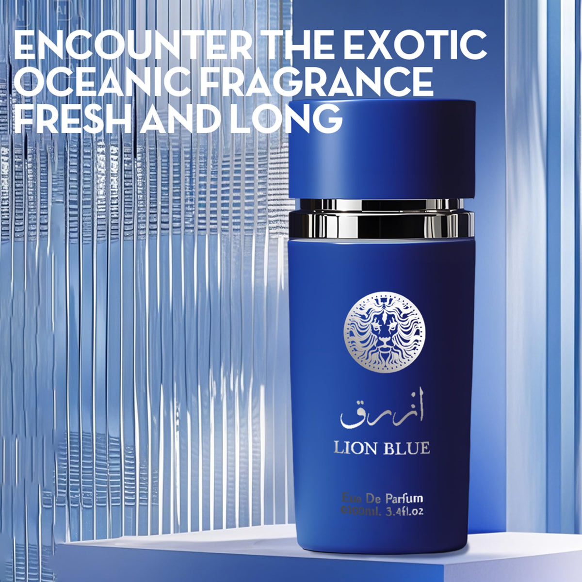 A Center Valentine Milano bottle on desk, sophisticated evening fragrance.
