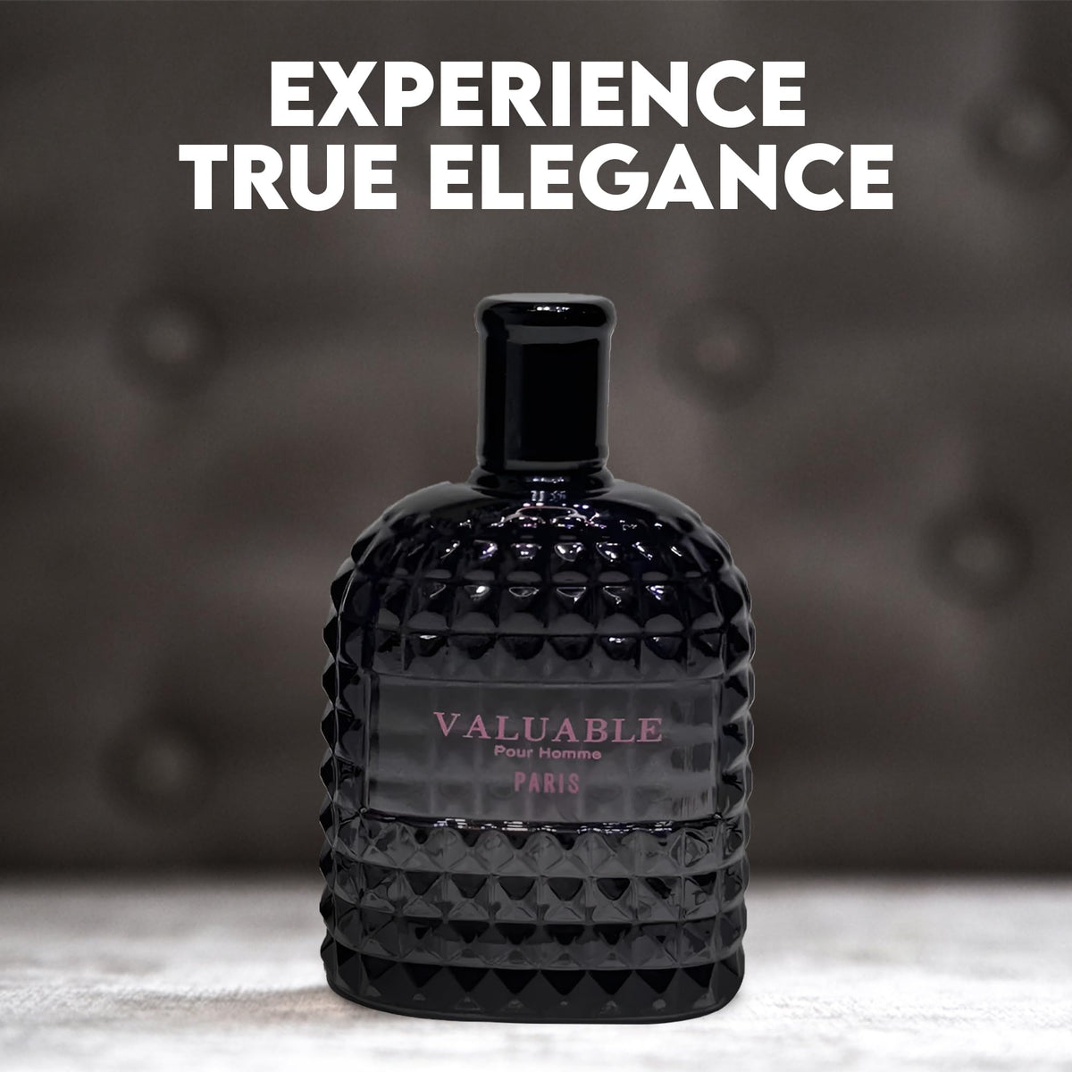 A Center Valuable Paris bottle with amber floral warmth for versatile work-to-weekend wear.