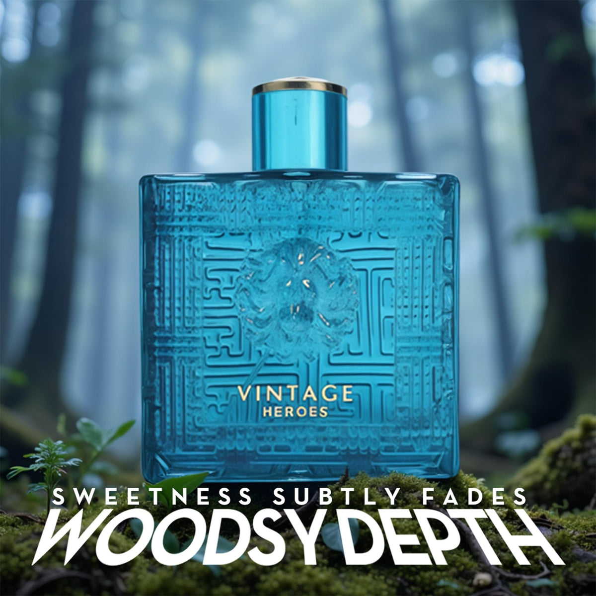 A Center Vintage Hero spray application on the wrist for easy, lasting fragrance.