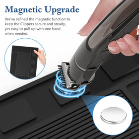 Acfunique barber mat is easy to clean and maintain between appointments.