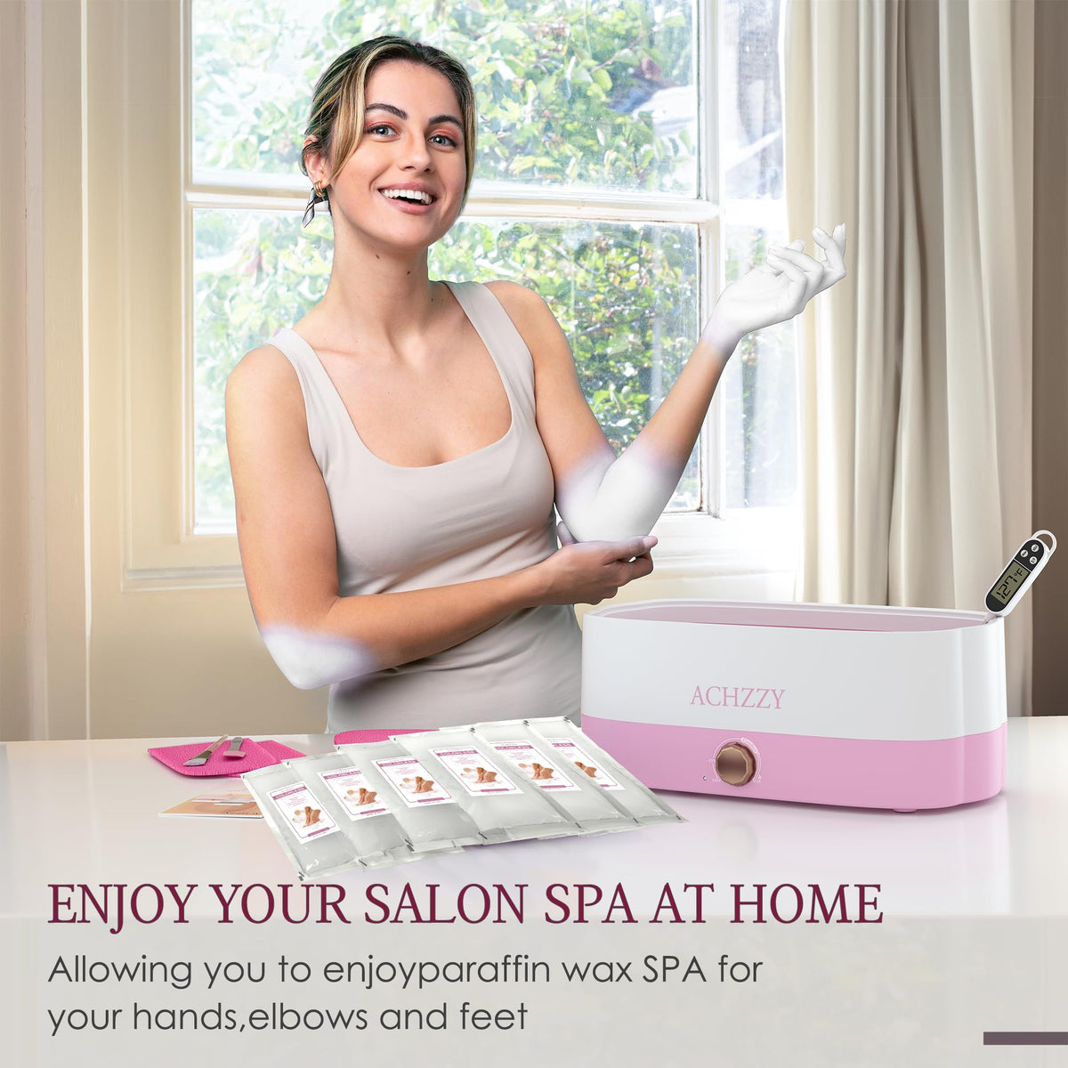 Achzzy paraffin wax refills support multiple uses with warm re-immersion