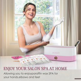 Achzzy paraffin wax refills support multiple uses with warm re-immersion