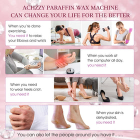 Achzzy paraffin bath usage steps for safe at-home spa sessions