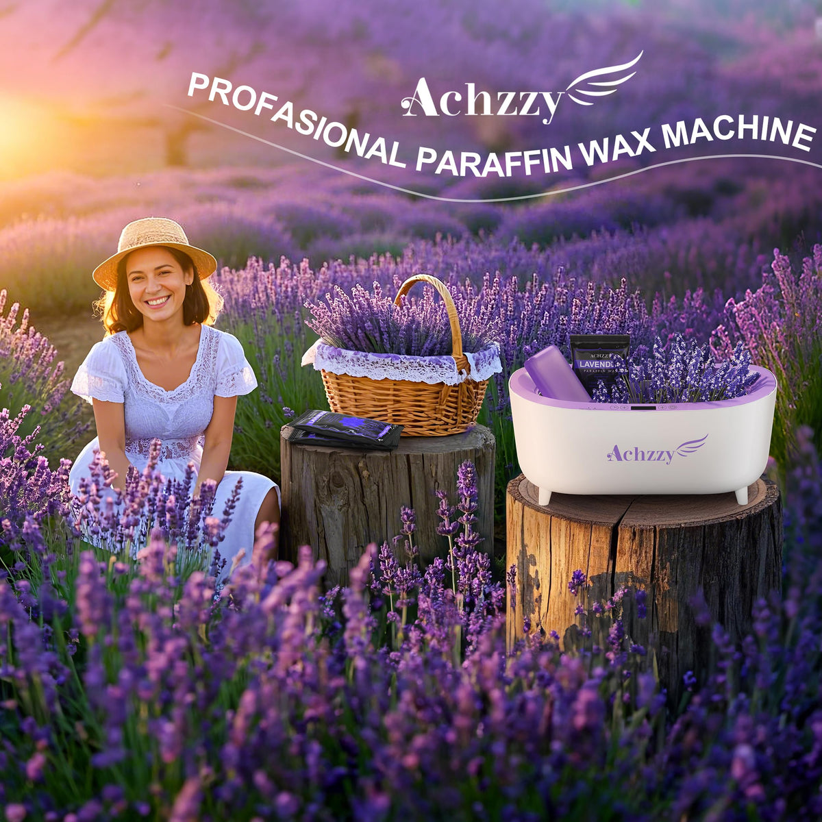 Achzzy refill blocks included for immediate use and ongoing treatment