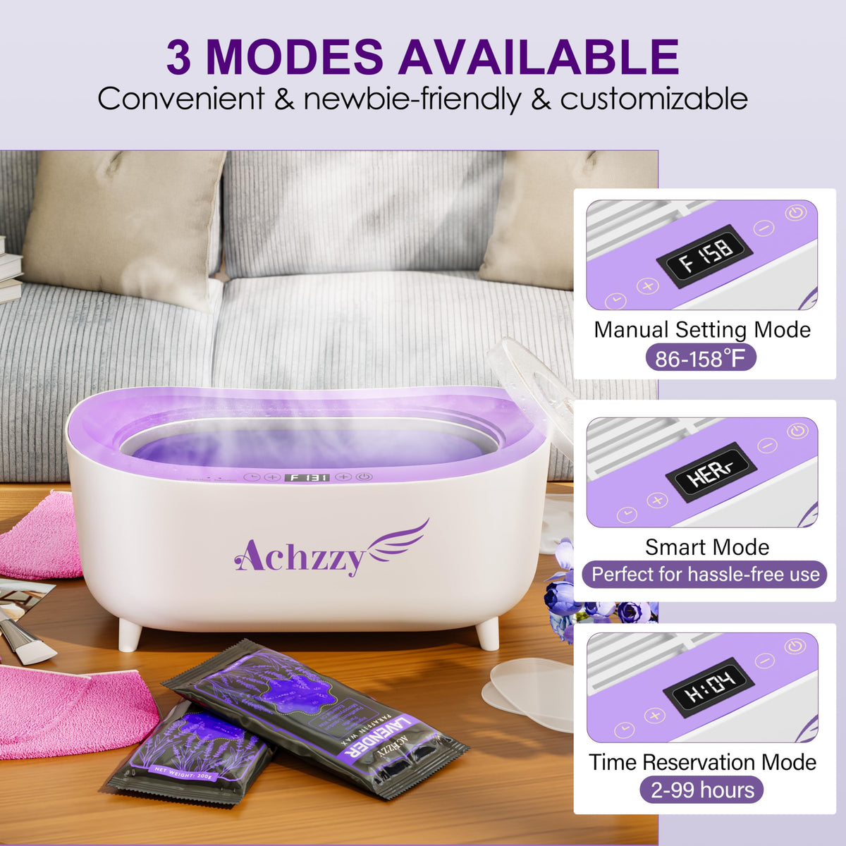 Achzzy stainless steel inner pot ensures even heat distribution for consistent results