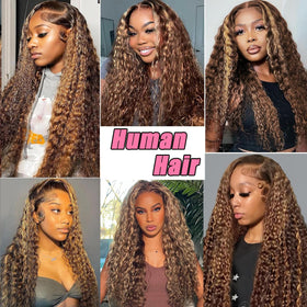 ACIWP 28-inch human hair wig offering dramatic length and full-bodied wave