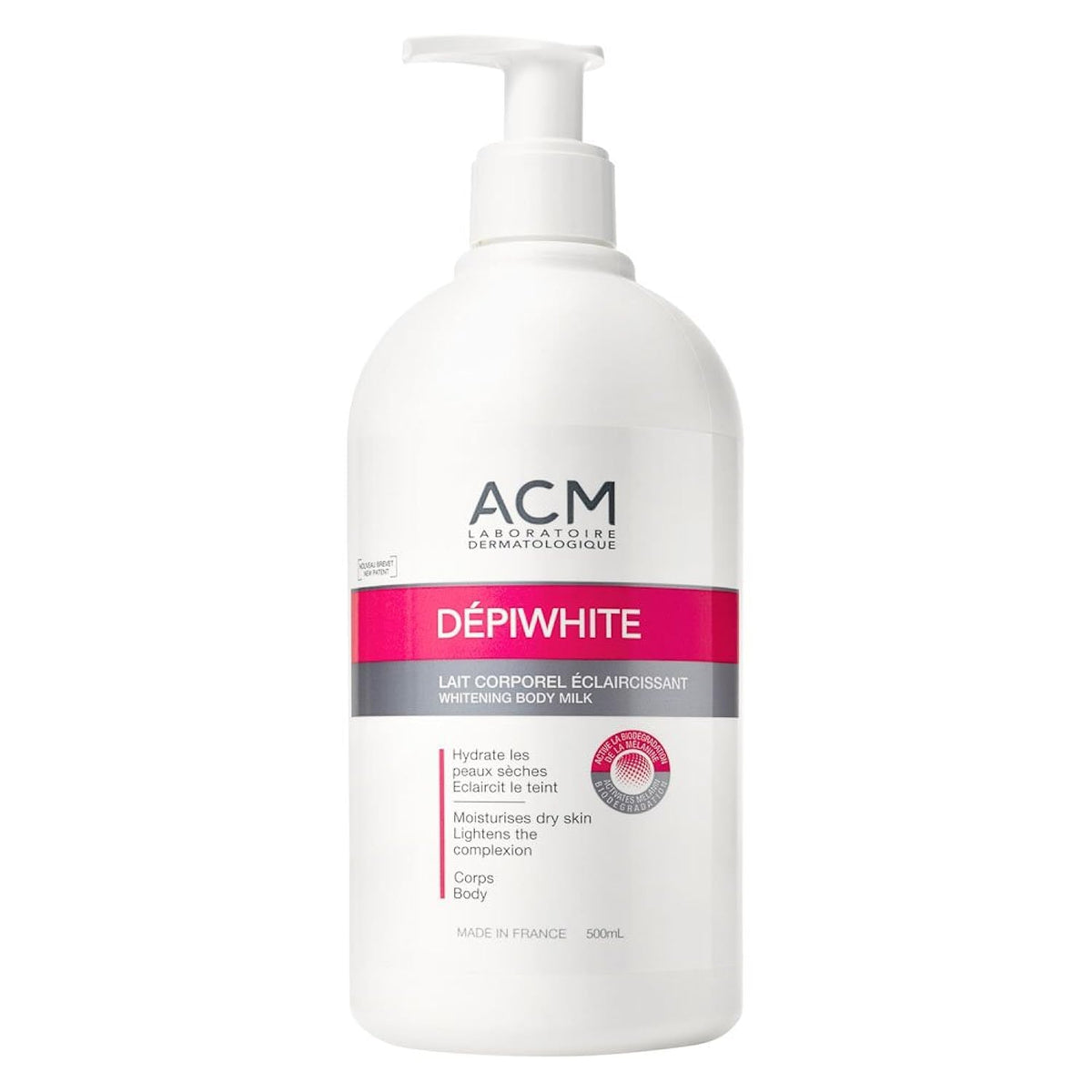 ACM Depiwhite body milk 500ml bottle for even skin tone