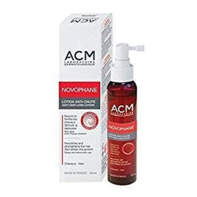ACM Novophane routine shot suggesting thrice-weekly use for consistent care.