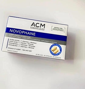 ACM Novophane caps on shelf ready for daily supplementation