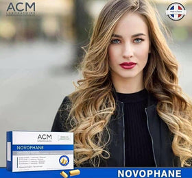 ACM Novophane caps packaging box on shelf for convenient use