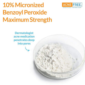 AcneFree Terminator10 skincare routine image suggests simple daily use