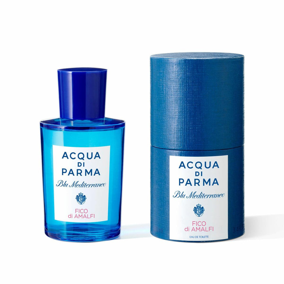 Acqua di Parma Blu Mediterraneo Fico di Amalfi bottle for daily use with a sunny, Mediterranean-inspired scent.