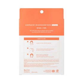 Acropass RETI-RN after-use skin texture appears smoother.