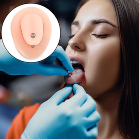 Acshio silicone navel model for belly button practice