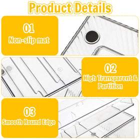 Acshio dust-proof lid keeps lashes and tools clean between clients.
