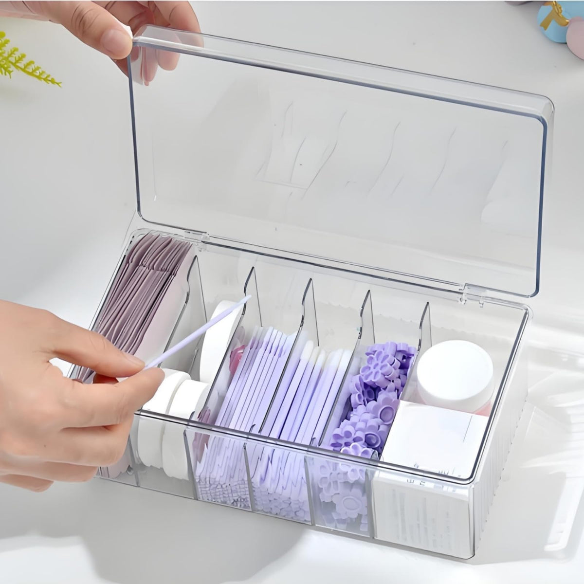 Acshio transparent material allows quick content recognition during busy days.