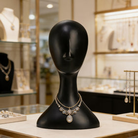 Acshio multi-use head for wigs hats jewelry and accessories display.