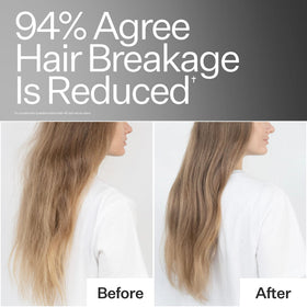 ACT+ ACRE anti-frizz-hair-finish demonstrates frizz control without heaviness
