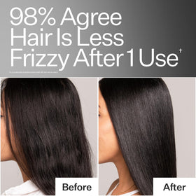 ACT+ ACRE nourishing-hair-texture reveals soft, shiny strands after use