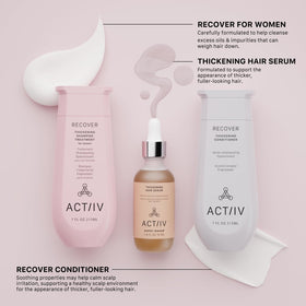 ACTIIV Ultimate Power Trio serum bottle with scalp soothing benefits
