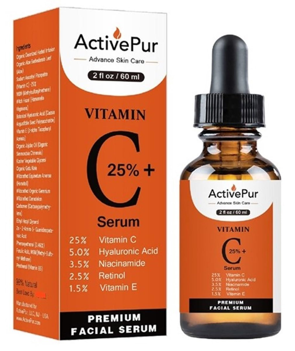 ActivePur brightening serum bottle hero for radiant, even-toned skin