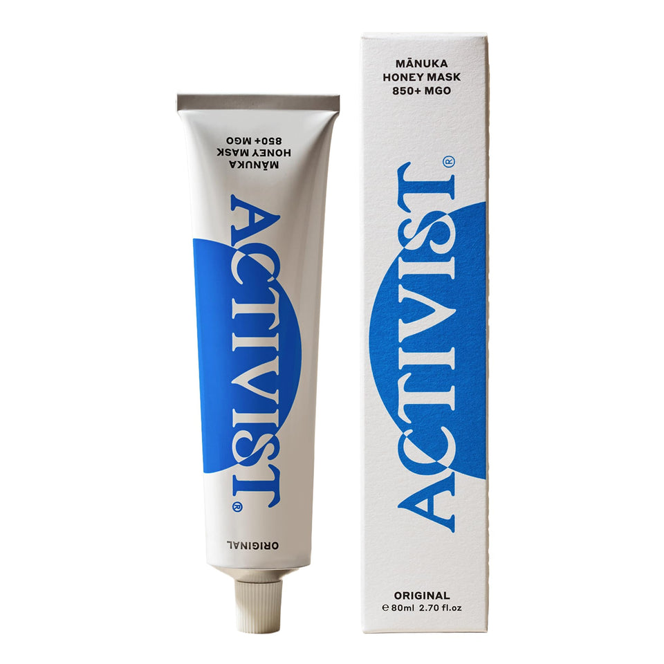 ACTIVIST Manuka Honey Mask jar close-up highlighting hydrating formula