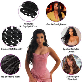 ACTLADY virgin Indian hair close-up shows healthy shine.