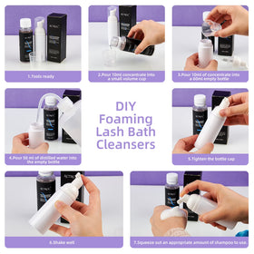 ACTROL Eyelash Cleanser Concentrate daily-use formula for natural lashes and makeup removal.