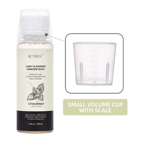 ACTROL 60ml bottle ready for daily eyelash cleansing