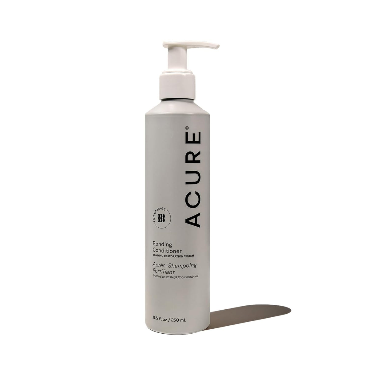 Acure Bonding Conditioner bottle showcasing vegan formula for all hair types