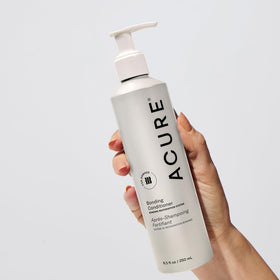 Acure chia seed ingredient close-up shows fortifying formula