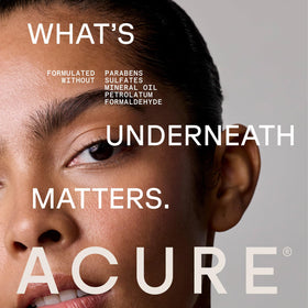 Acure Bonding Hair Mask after use showing smoother, shinier hair.