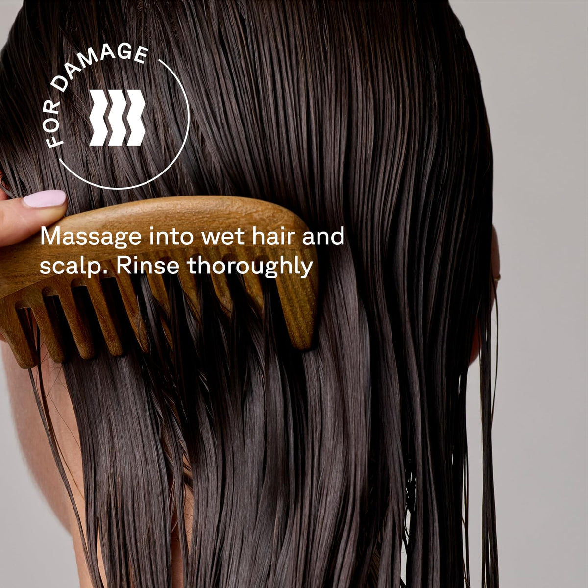 Acure Bonding Shampoo vegan-sulfate-free label supports gentle care.