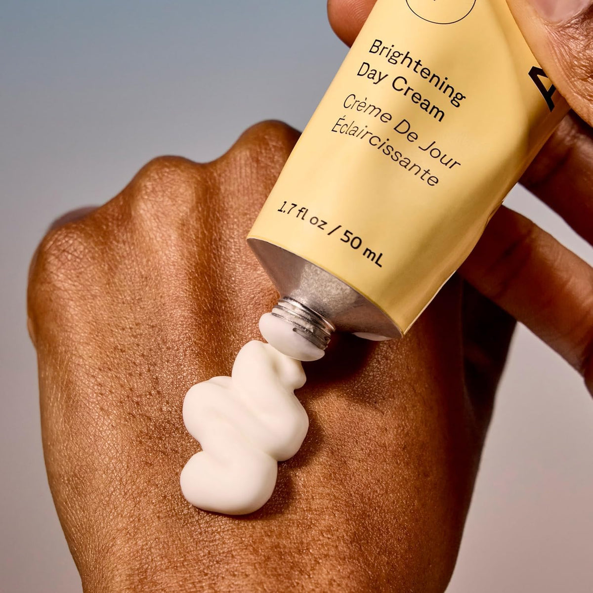 Acure Brightening Day Cream vegan and cruelty-free label visible