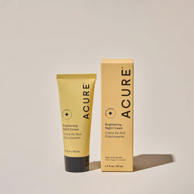 Acure Brightening Night Cream echinacea ingredient for glow.