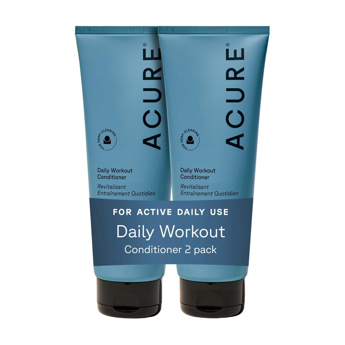 Acure Daily Workout Watermelon Conditioner bottle provides lightweight hydration for all hair types after workouts
