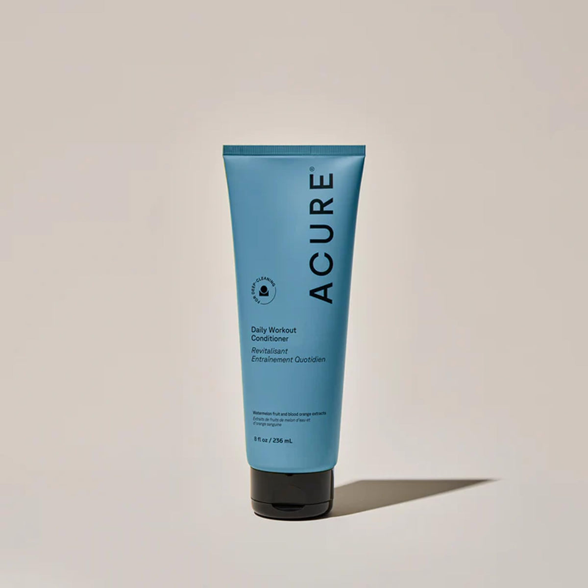 Acure Daily Workout Watermelon Conditioner after rinse reveals soft balanced shine