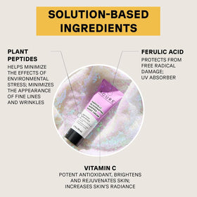 Acure Vitamin C and Ferulic Acid bottle emphasizes antioxidant formula for brighter tone