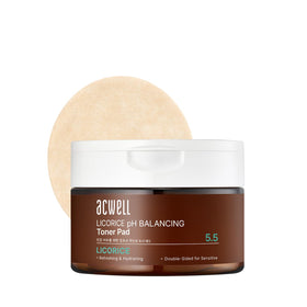 ACWELL Licorice Toner Pads pack for balanced skin and daily use
