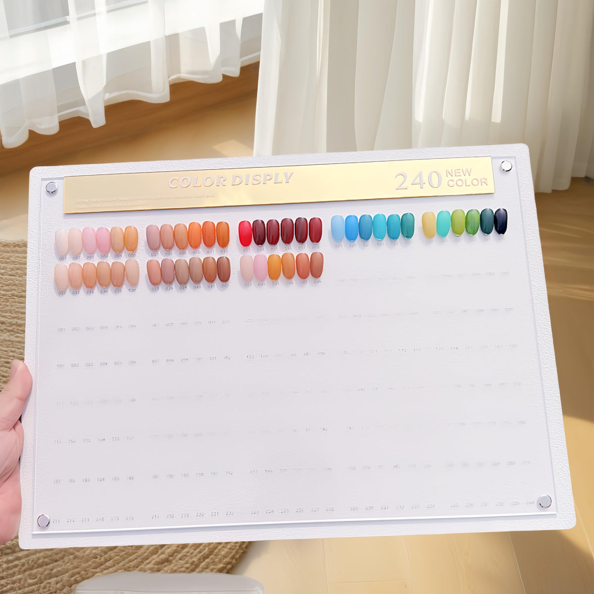 Acycoin2A 240 clear acrylic board in use creates bright professional displays.
