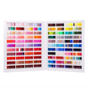 Acycoin2A 600 nail tips set for fast color matching and design planning