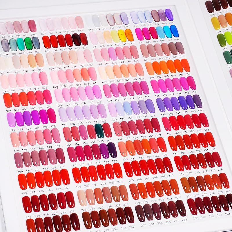 Acycoin2A nail color book display slots arranged for easy color selection and guest visualization