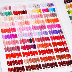 Acycoin2A nail color book display slots arranged for easy color selection and guest visualization